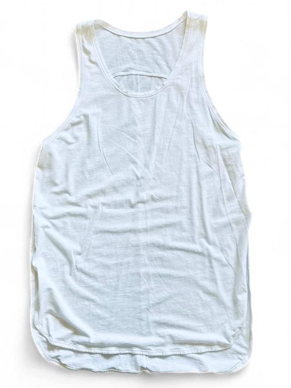 LULULEMON Breeze By Tunic Tank in Bright White with Asymmetrical Hem — 6